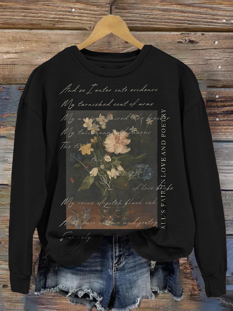 The Tortured Poets Department Lyrics Inspired Vintage Sweatshirt