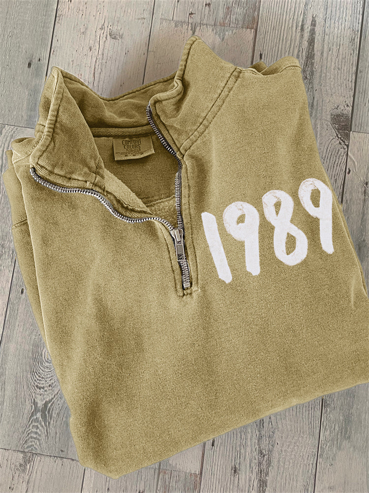 1989 New Version Zip Up Sweatshirt