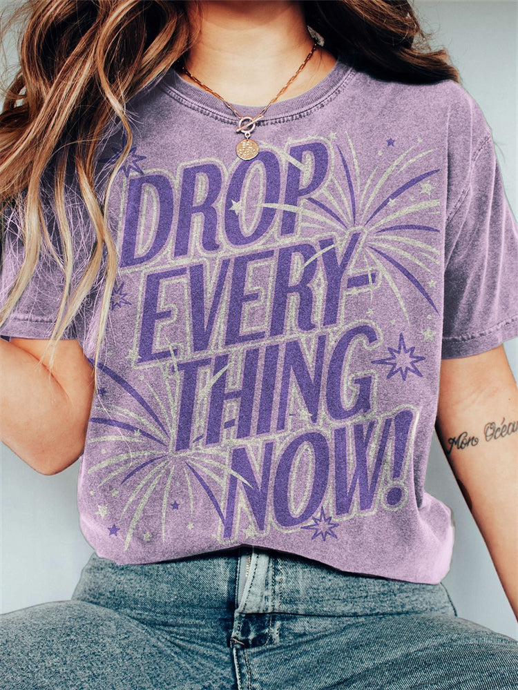 Sparks Fly Drop Everything Now Vintage T Shirt