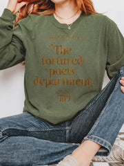 Music Album Embroidery Pattern Cozy T-Shirt