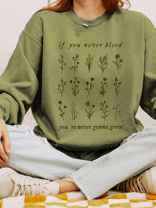 The 1 Lyrics Print Sweatshirt