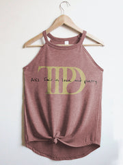 All's Fair In Love And Poetry Print Tank Top