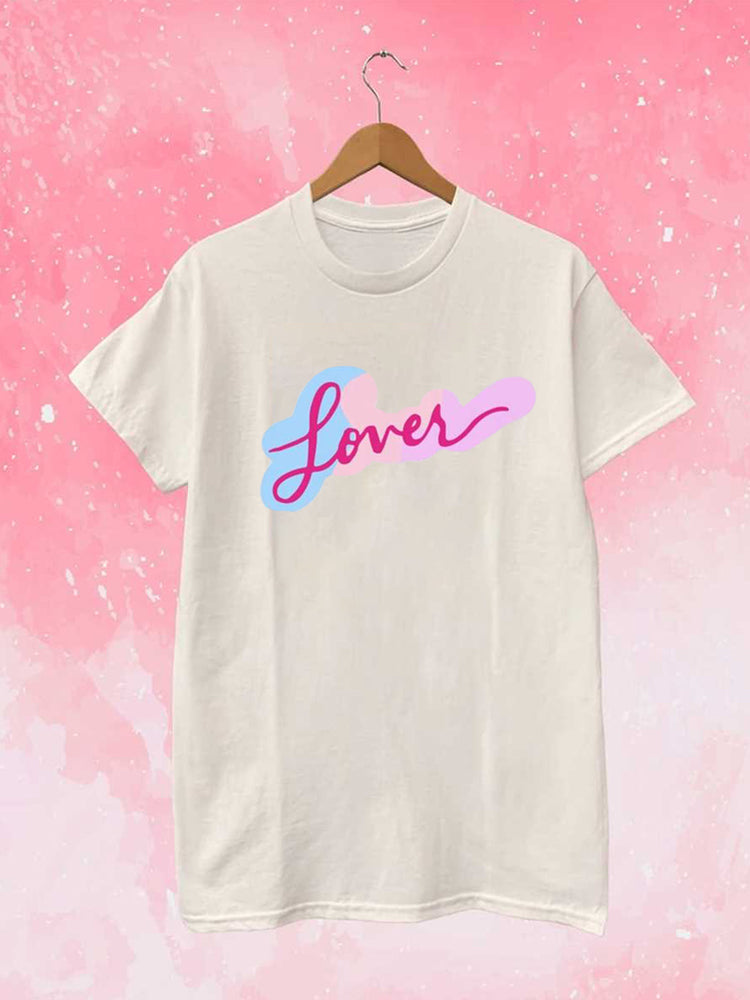 Music Album Lover Print Cozy Short-Sleeve T-Shirt