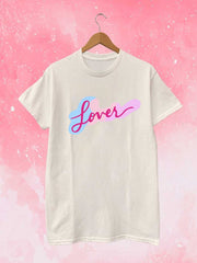 Music Album Lover Print Cozy Short-Sleeve T-Shirt