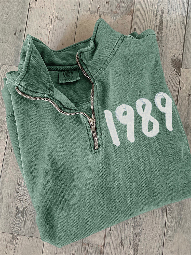 1989 New Version Zip Up Sweatshirt