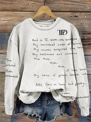 All's Fair In Love And Poetry New Album Era Sweatshirt