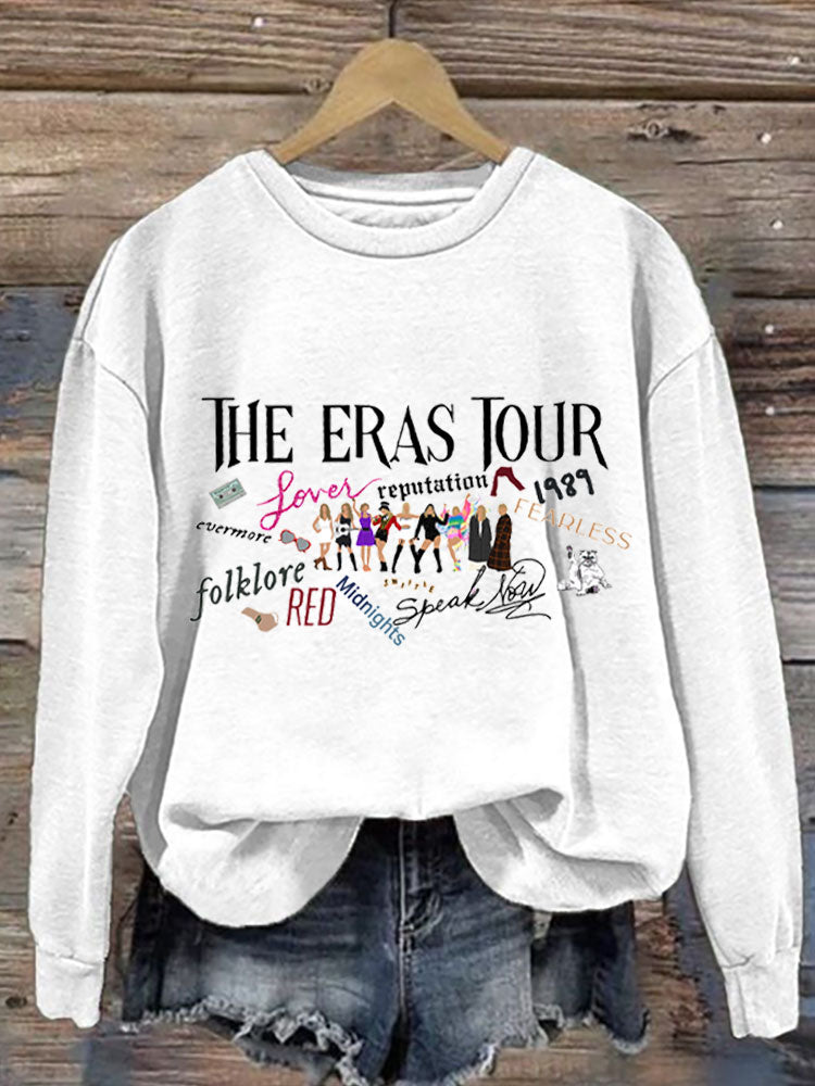 Album Inspiration Leisure Print Sweatshirt