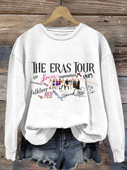 Album Inspiration Leisure Print Sweatshirt